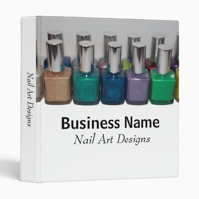 Classeur Conceptions d'art de clou de modèle (Devant/Côté)