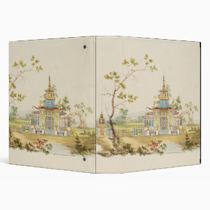 Classeur Concevez pour un temple chinois, c.1810 (stylo et