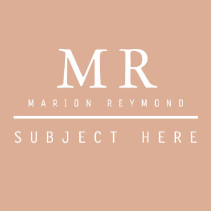 Classeur Concevez Votre Propre Rose Poussiéreuse Monogrammé