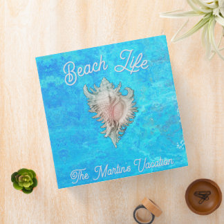 Classeur Conch Shell "Beach Life"