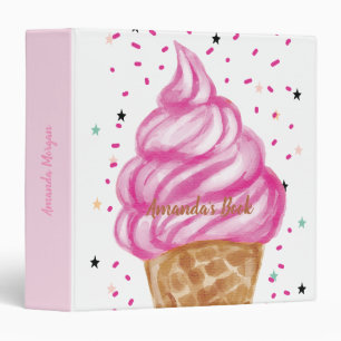 Classeur Cône de glace Confetti Sweets