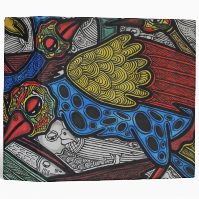 Classeur Conférence d'oiseau (Devant/Côté)