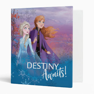 Classeur Congelé 2 : Elsa & Anna   Destiny Await !
