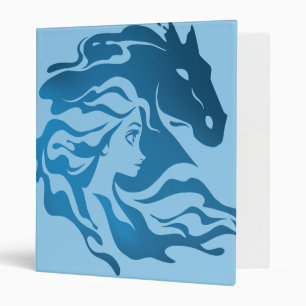 Classeur Congelé 2 : Elsa et le Nokk Aquarelle Silhouette