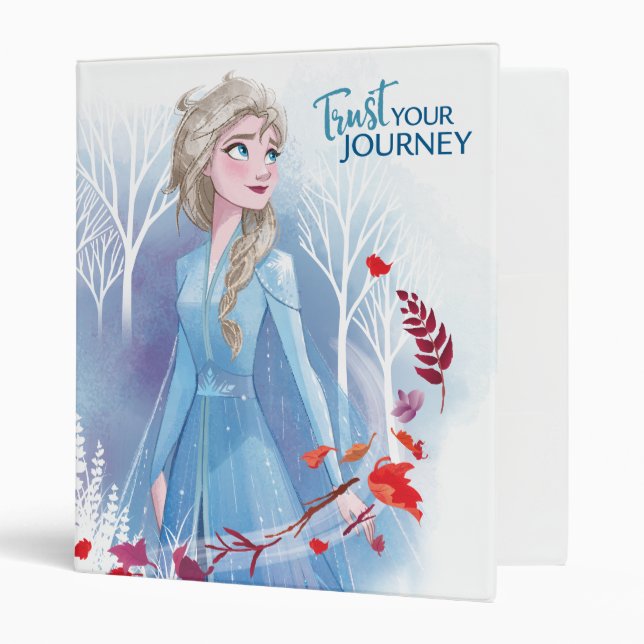 Classeur Congelé 2 : Elsa | Faites confiance à votre voyage (Devant/intérieur)