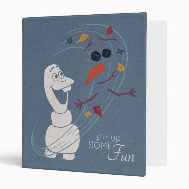 Classeur Congelé 2 : Olaf Et Le Vent (Devant/intérieur)