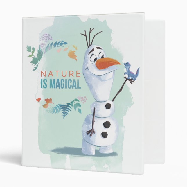 Classeur Congelé 2 : Olaf | La Nature est magique (Devant/intérieur)