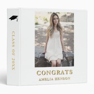 Classeur Congrats Modernes - photo complète - Album photo