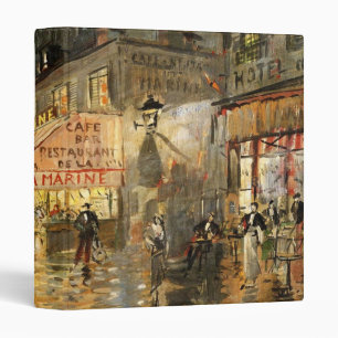 Classeur Constantin Korovin : Marine de La de café, Paris