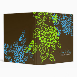Classeur Contempo (Brown) Wedding planner/Classeur d'anneau