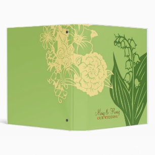 Classeur Contempo Floral (Concombre / Crème)