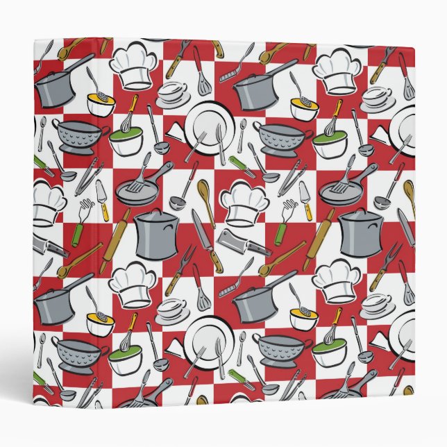 Classeur Contrôle d'outils de cuisine (Devant/Côté)