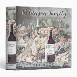 Classeur Cookbook mariage ou anniversaire