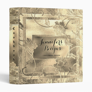 Classeur Cookbook personnalisé pour recettes Médaille d'or
