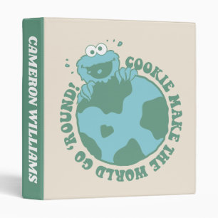 Classeur Cookie Monster   Ajoutez Votre Nom