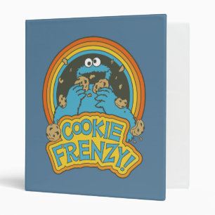 Classeur Cookie Monster Vintage Frenésie de biscuits