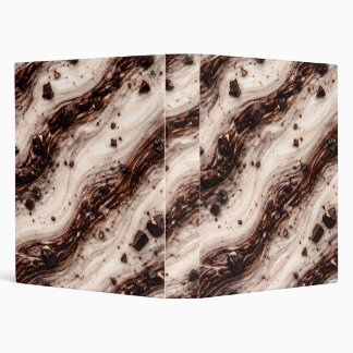 Classeur Cookies and Cream Milkshake Marble Texture Design