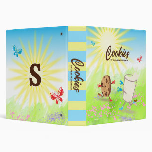 Classeur Cookies de lait livre de cuisine personnalisé
