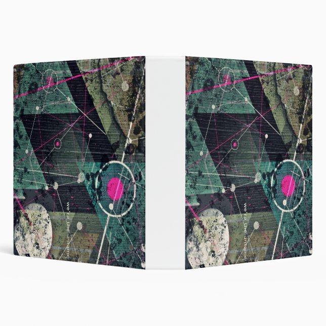 Classeur Cool Abstract Digital Graffiti Art Geometic (Arrière-plan)