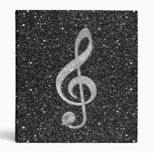 Classeur Cool argent parties scintillant effet brillant tre