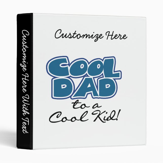 Classeur Cool papa à un Cool cadeaux pour enfants (Devant/Côté)