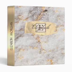 Classeur Cool Stone Granite Marbre,Coup de pinceau doré