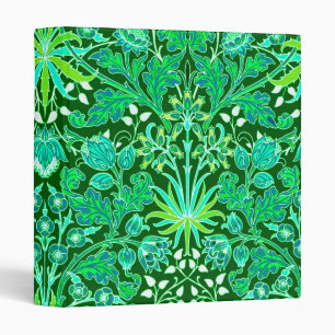 Classeur Copie de jacinthe de William Morris, vert vert