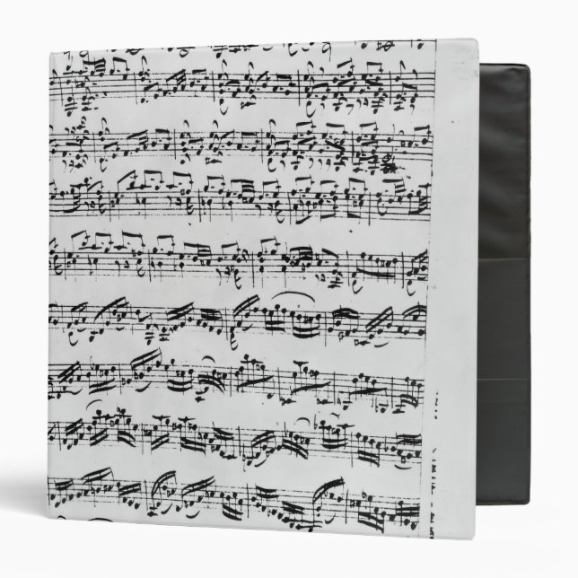 Classeur Copie de 'Partita dans le mineur de D pour Violin (Devant/Intérieur)