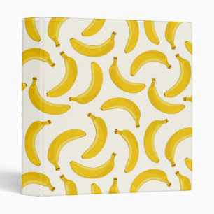 Classeur Copie, jaune et blanc de fruit tropical de bananes