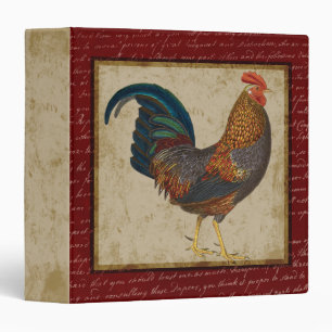 Classeur Coq rouge