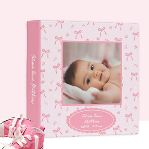Classeur Coquette Bows & Blossoms Custom Baby Photo Album