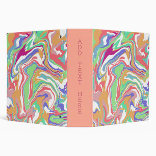Classeur Corail Personnalisé, Vert Sage, Violet