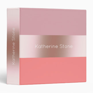 Classeur Corail rose de rose d'or de poussin moderne