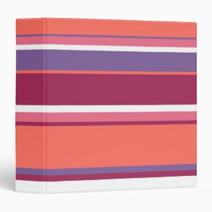 Classeur Corail vivant, rouge et violet
