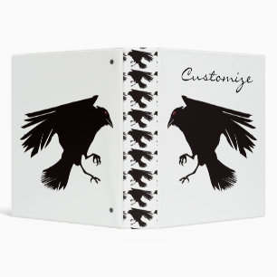 Classeur Corbeau noir vol Thunder_Cove