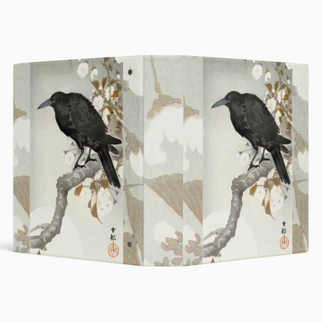 Classeur Corbeau Raven Koson Oiseau japonais (Arrière-plan)