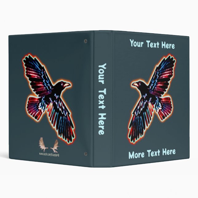 Classeur Corbeau rustique sur écorce de Birch Intérieur (Arrière-plan)