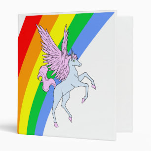 Classeur Corey Tiger 80s Unicorn Vintage Arc en ciel