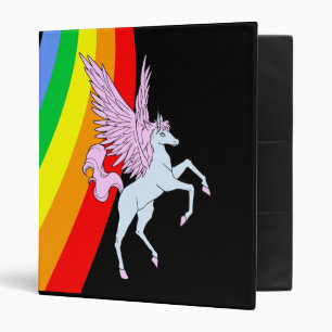 Classeur Corey Tiger 80s Vintage Unicorn Rainbow