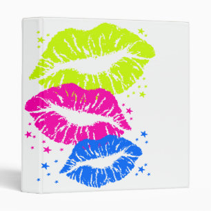 Classeur Corey Tiger années 80 Vintages Lips & Stars Kisse