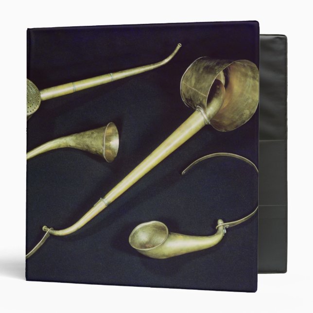 Classeur Cornets acoustiques d'instruments (Devant/Intérieur)