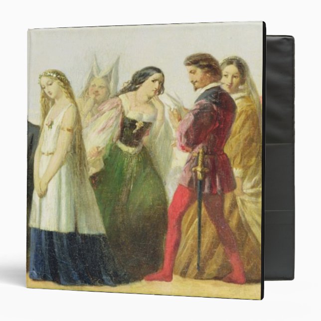 Classeur Cortège des caractères de Shakespeare (huile (Devant/Intérieur)