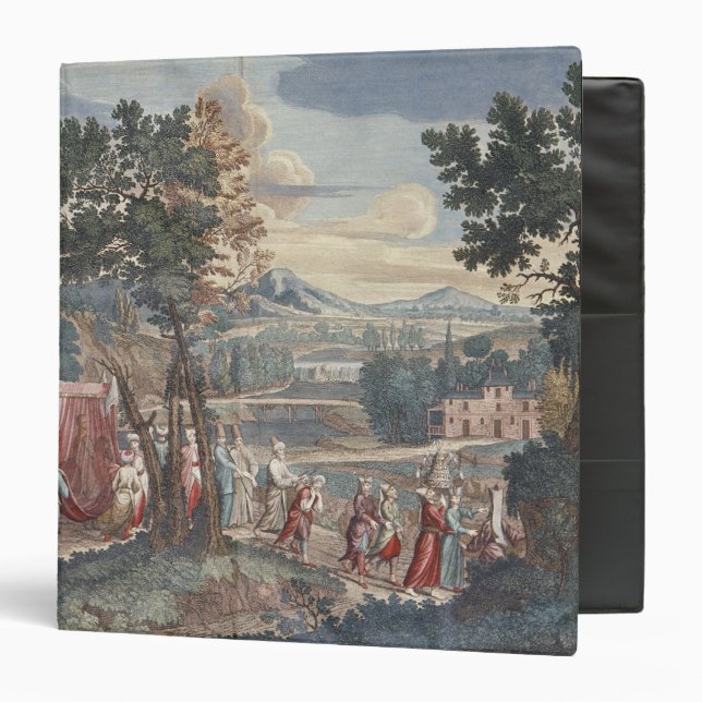 Classeur Cortège turc de mariage, 1712-13 (Devant/Intérieur)