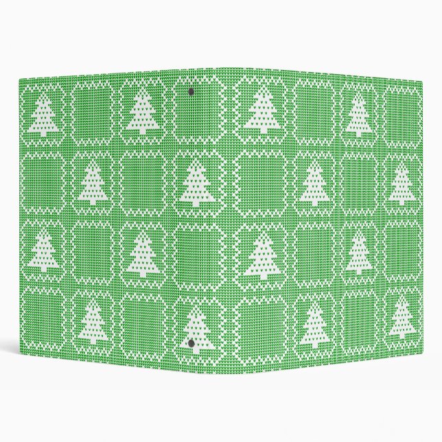 Classeur Cosy sapin de Noël affreux pull à damiers motif (Arrière-plan)