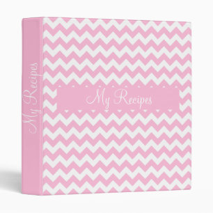 Classeur Coton Candy Pink Chevron