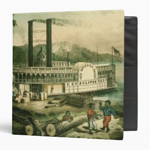 Classeur Coton de chargement sur le Mississippi, 1870