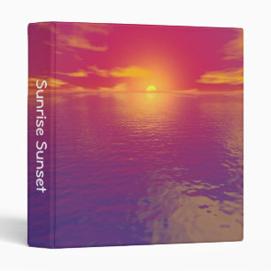 Classeur Coucher de soleil (1 po)