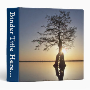 Classeur Coucher de soleil derrière un arbre - 1,5 po