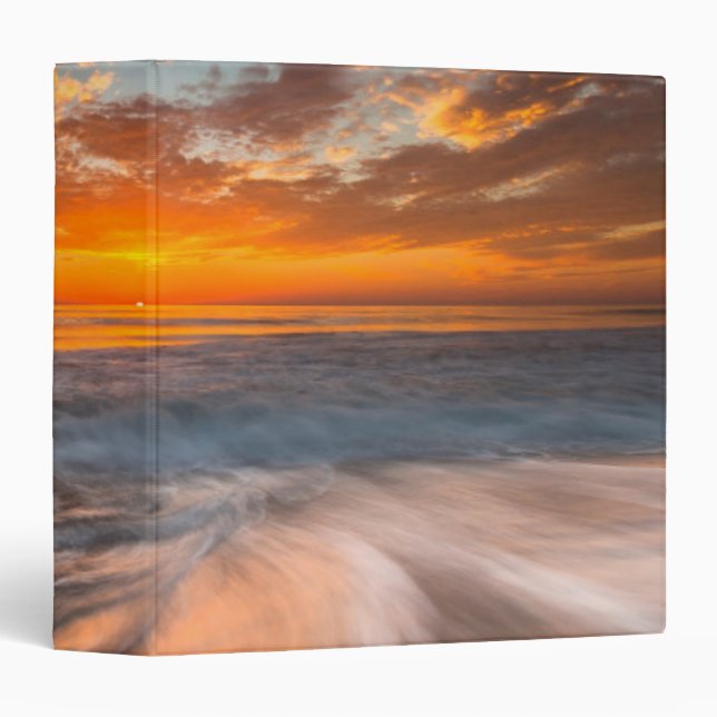 Classeur Coucher de soleil sur la plage de Tamarach (Devant/Côté)