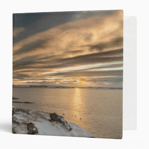 Classeur Coucher de soleil sur le lac Myvatn, Islande